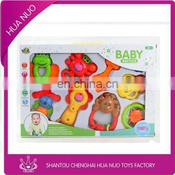 plastic baby kids bell rattles