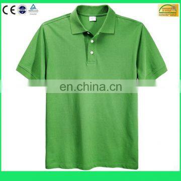 2014 custom green men's polo shirt (6 Years Alibaba Service)