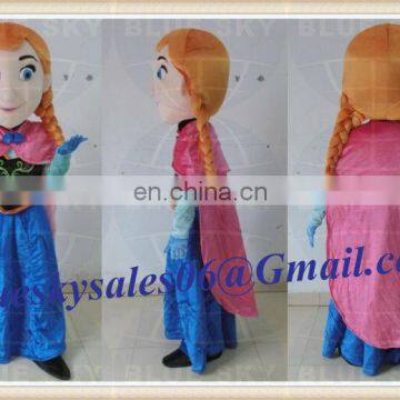 Adult size Anna Mascot Costume