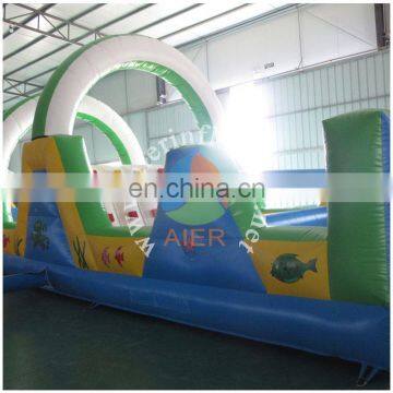 sea world obstacle course/ CE approval inflatable obstacle