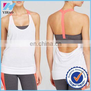 Trade assurance Yihao womens summer stringer sports Yoga Bra Tank Top