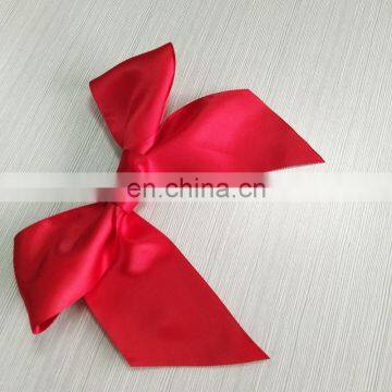 High quality zeal-x packing red satin ribbon bow