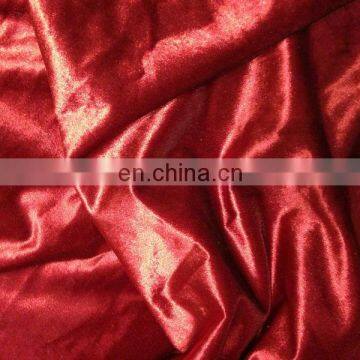 Red plain Velvet Top Notch Quality Upholstery Fabric 58" Width for 4,5us$/meter only