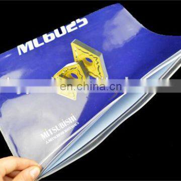 Promotional Resealable Custom A4 Plastic Zipper Bag