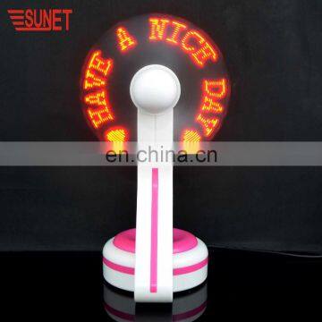 SUNJET Best Selling Item 2018 New Product Portable Flashing Table Fan Parts