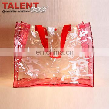 High Quality Wholesale Custom transparent pvc cosmetic bag with good price