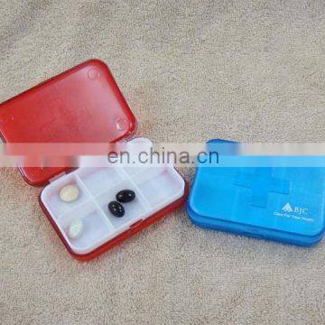 Rectangle Mini Cubicle Pill Boxes And Small Plastic Pill Containers