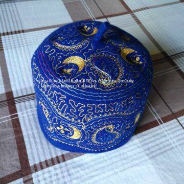 Africa Muslim embroidered wool cap  / Muslim wool cap /  embroidered cap  /  Africa wool cap