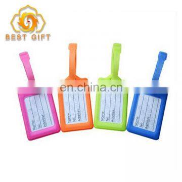 Wholesale Cheap Promotional Silicone Travel Luggage Tags