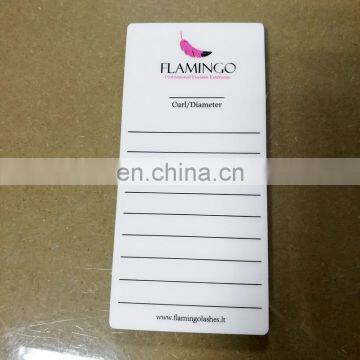 Cheap Custom Silk-screen White Acrylic Lash Palette Lash Holder photo-2