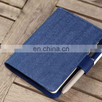 Pu business writing notebooks with fashion pen