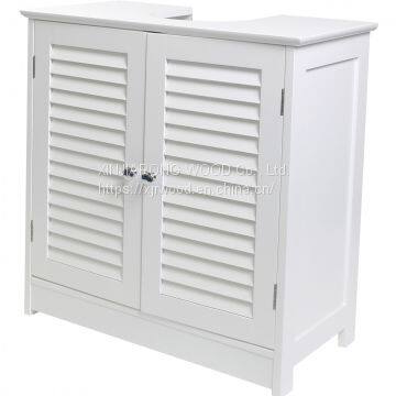 Bath Under Sink Storage Vanity Cabinet Florence Louvre This bathroom vanity cabinet Florence is in medium-density fibreb