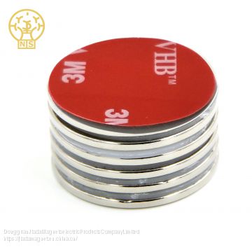 neodymium magnet adhesive disc