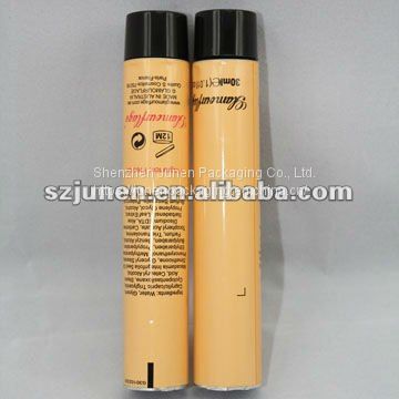 Aluminum Metal Hair Color Cream Packaging Tube