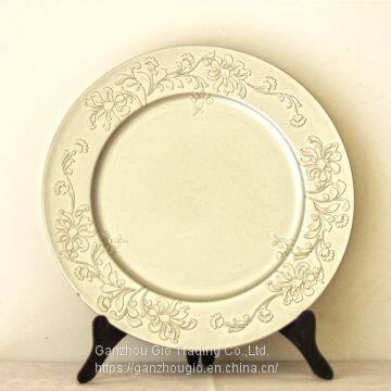 Plastic Charger Plate,christmas Decoration Plate Charger Plate Made in China YF-60572 photo-3