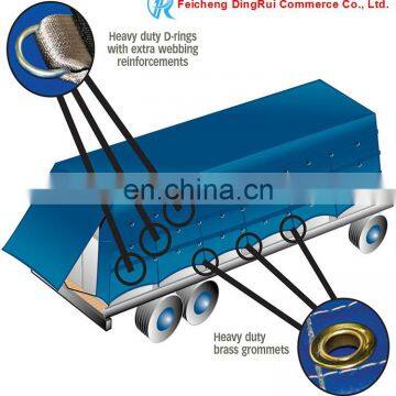 Waterproof Ultra Heavy Duty D-Ring Tarpaulin For Truck Cover photo-2