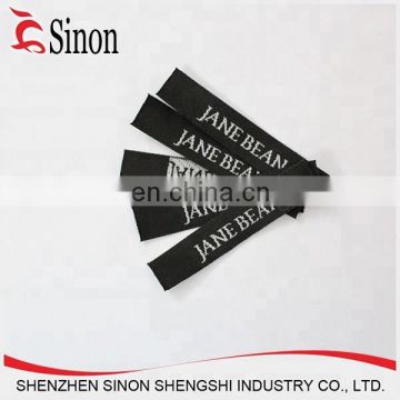 custom taffeta woven garment silk label