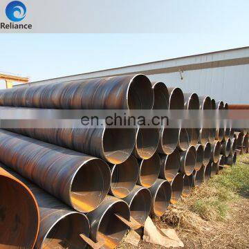 Diameter 1500mm saw spiral 36 inch steel pipe specification