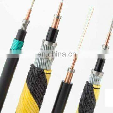 24 48 72 96 core deep/shallow underwater armored waterproof fiber optic cable