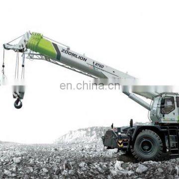 New 60ton Zoomlion Hydraulic Rough Terrain Mobile Crane RT60 With Big Promotion