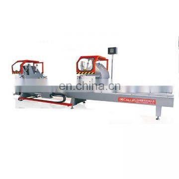 Aluminum profile digital display double head cutting saw