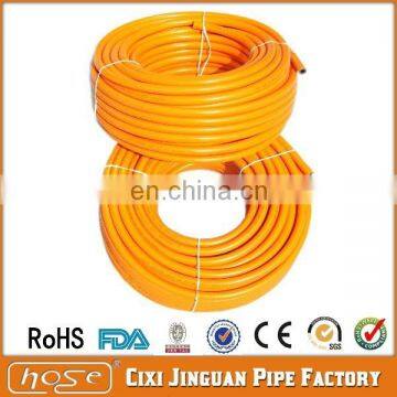 CE!!! Orange Color High Quality LPG PVC Hose Best Quality Gas PVC Hose OEM Hose Thermosetting PVC of LPG as Customer Required photo-2