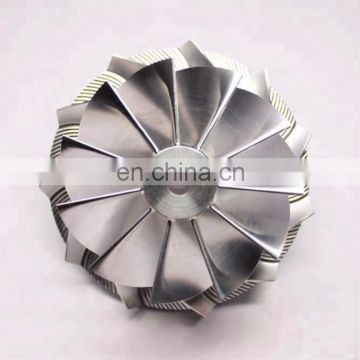 RHC8 79.99/113.00mm 11+0 blades milling/aluminum 2618/Billet compressor wheel