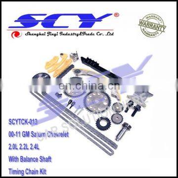 New 00-11 For GM Saturn Chevrelet 2.0L 2.2L 2.4L With Balance Shaft Timing Chain Kit