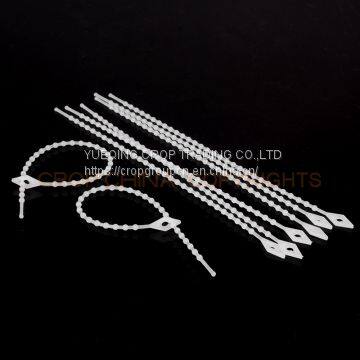 Nylon Knot Ball Type Removable Bead Cable Tie photo-5