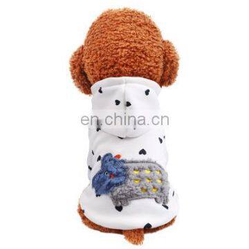 2019 Cat Dog Clothes Cartoon Embroidered Triceratops Pet Hoodies Puppy Apparel photo-2