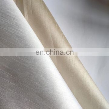 100% polyester dupioni fabric width 110" 118" for curtain and tablecloth