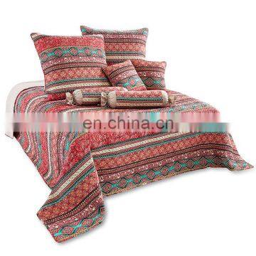 elegant bedspread with cross splendid pattern printed 100% cotton,cmia bedspread