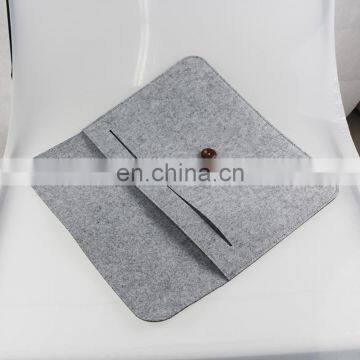 Wholesale Big Size Fabric Sleeve Soft Laptop Grey Felt Bag photo-2