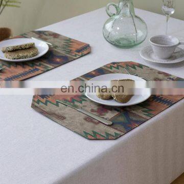 Stock Cheap Placemat Clearance , 4pcs per Set ,jacquard Design Thermal Insulation Andnon-slip Dinning Table Placemat photo-6
