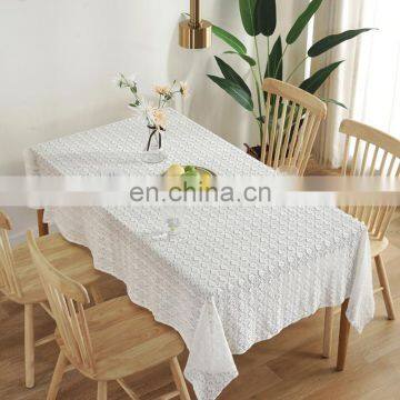 Vintage Lace Wedding Table Cloth Wholesale Luxury Custom White Table Cloth