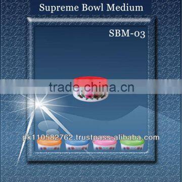 Multiple colors round plastic bowl/salad bowlnoodle bowl with lid