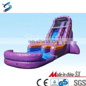 Factory Wholesale Big Inflatable Yacht Wet Slide , Used Large Lake Inflatable Water Slip Slides for Sale photo-2