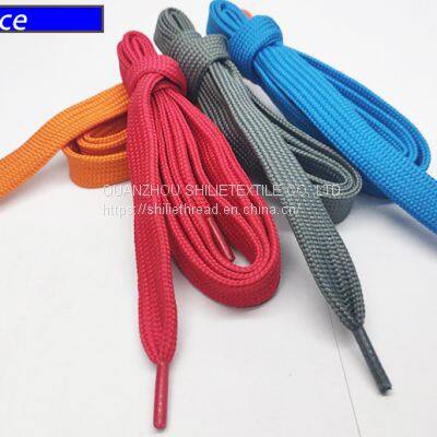 Manufacture Wholesale Multi Colored Multiple Lengths Flat Shoe Lace Shoes Strings Polyester Lace photo-2