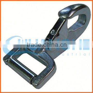 Made in china high polished steel and stainless steel d ring snap hook