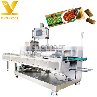 KV Automatic Curry cubes /Seasoning cubes Carton Box Packing packaging machine