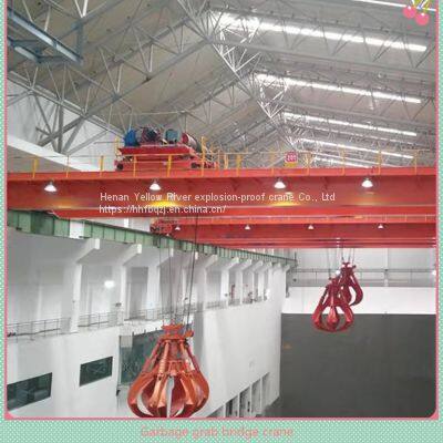 China's High Quality and Low Price 25 Ton Garbage Grab Bridge Double Beam Crane, Power Plant Double Beam Crane, Grab Dou photo-3