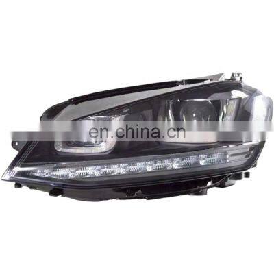 Upgrade Led Double U Headlamp Headlight Plug and Play for VW Volkswagen Golf 7 Head Lamp Head Light 2014-2017 photo-2