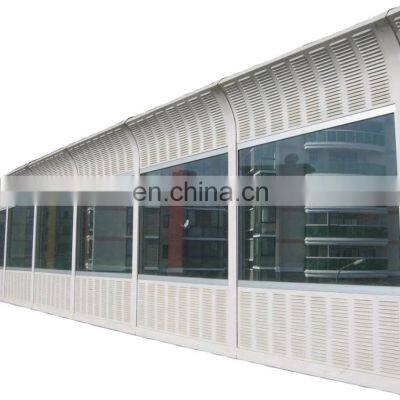 Highway Outdoor Noise Sound Barrier  Glass Engraving Plastic Sheets