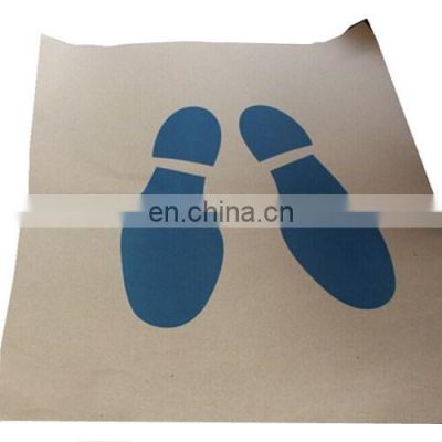 JZ Customized car floor mats paper kraft auto Disposable foot pad paper