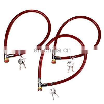 Chain Bicycle Accessories Lock Bicycle Lock Key For Electric Car Anti Theft Cross Tooth Steel Wire photo-5