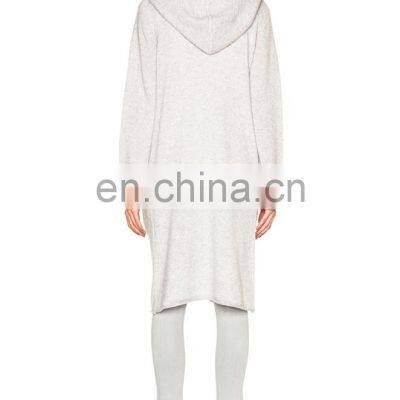 Women Fashion Hooded Cardigan Knitting Patterns Knitted Long Cardigan photo-4