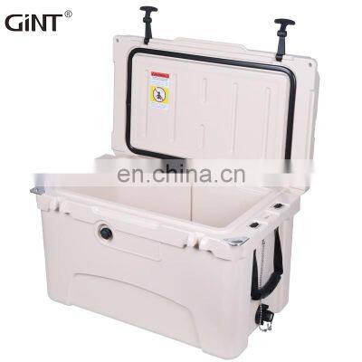 45QT High Quality Customer Logo Fishing Sports Handle LLDPE Ice Cooler Box