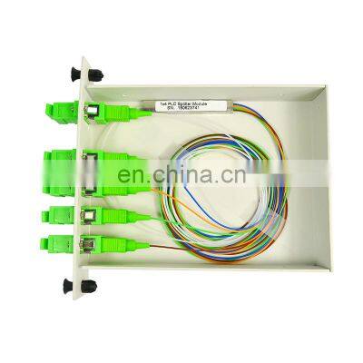 FTTH 1x8 LGX Box Type Splitter SC APC UPC Fiber Optic PLC Splitter ABS Cassette Plug in Type Splitter Single Mode photo-5