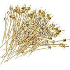 Fancy cocktail sticks cheese sausage burger swizzle sticks bamboo decorations cocktail picks skewers
