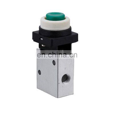 Protruding Type Control Valve Stainless Steel JM322PPL G1/4 Thread Raised Head Mechanical Pneumatic Valve